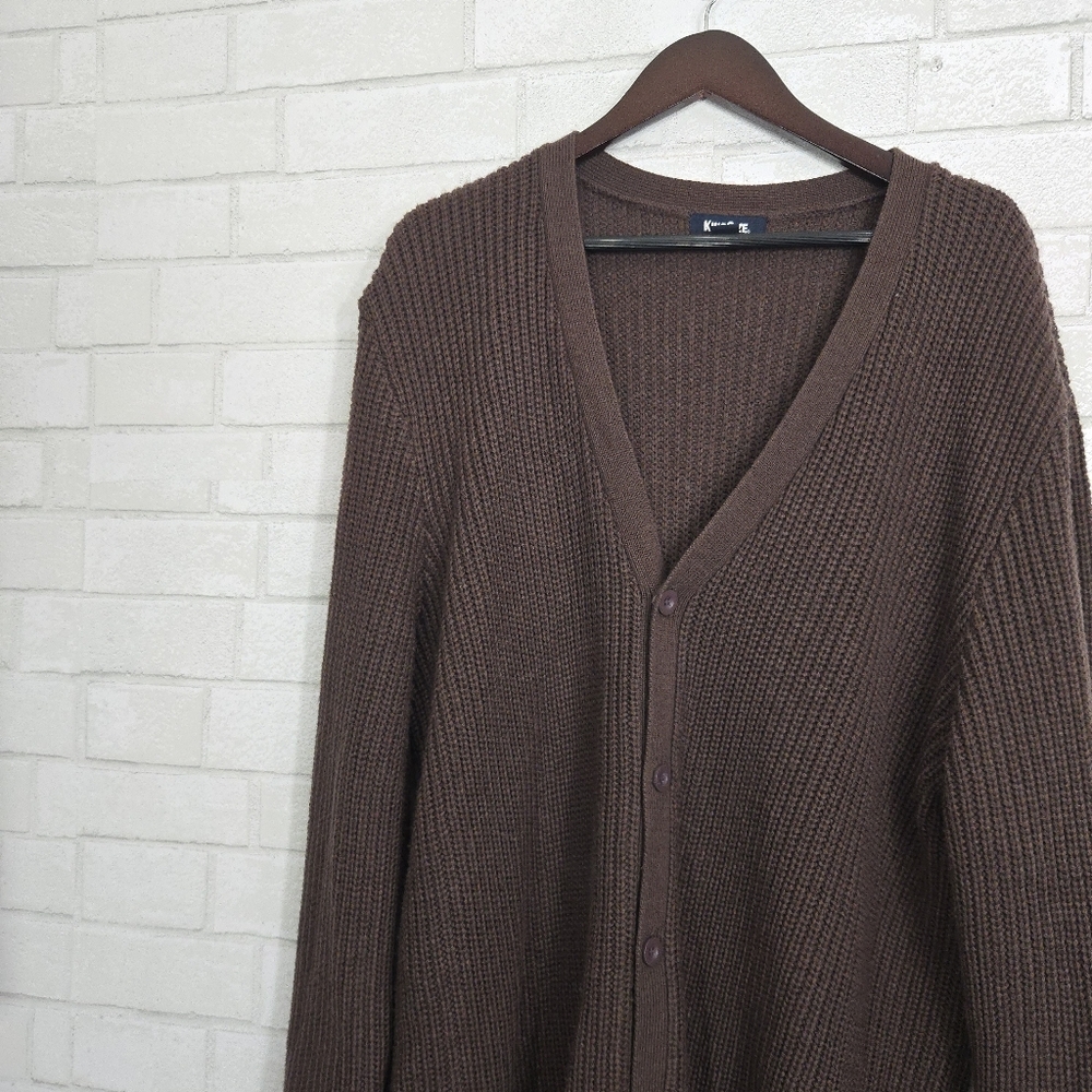 King Size vintage cozy cardigan sweater - Picture 6 of 16
